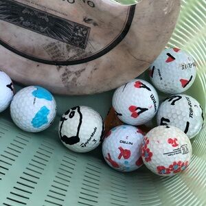 Titleist Cherry Painted Balls ( individual)